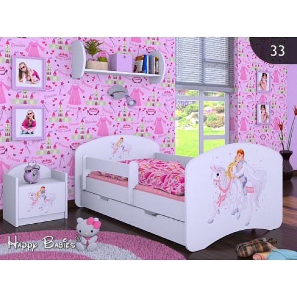 Otroška postelja Happy babies Princ in Princesa na belem konju 33